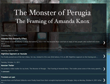 Tablet Screenshot of monsterofperugia.com